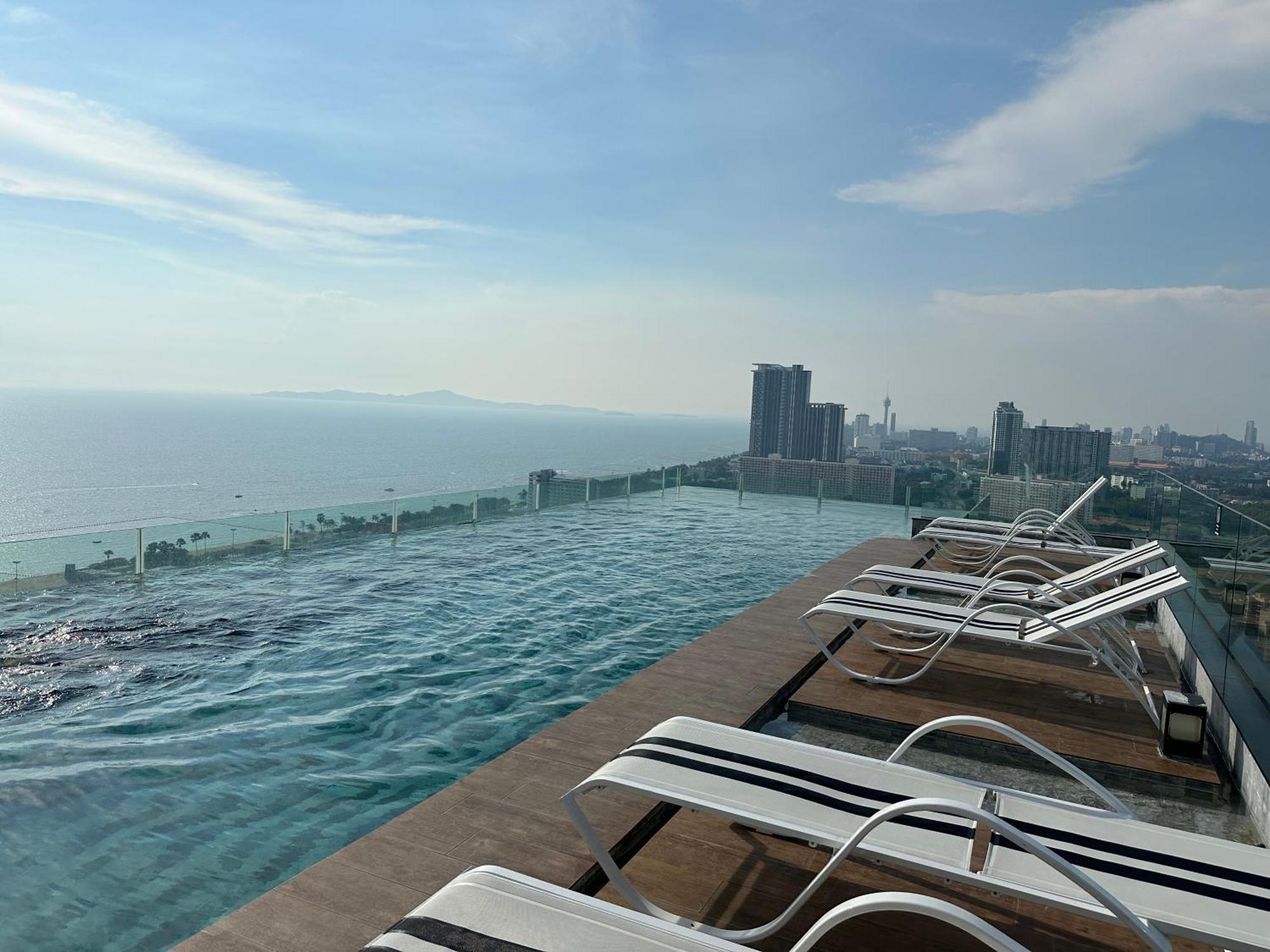 芭提雅高层海景奢华公寓the Riviera Jomtien生香家直达海滩2704 Buitenkant foto