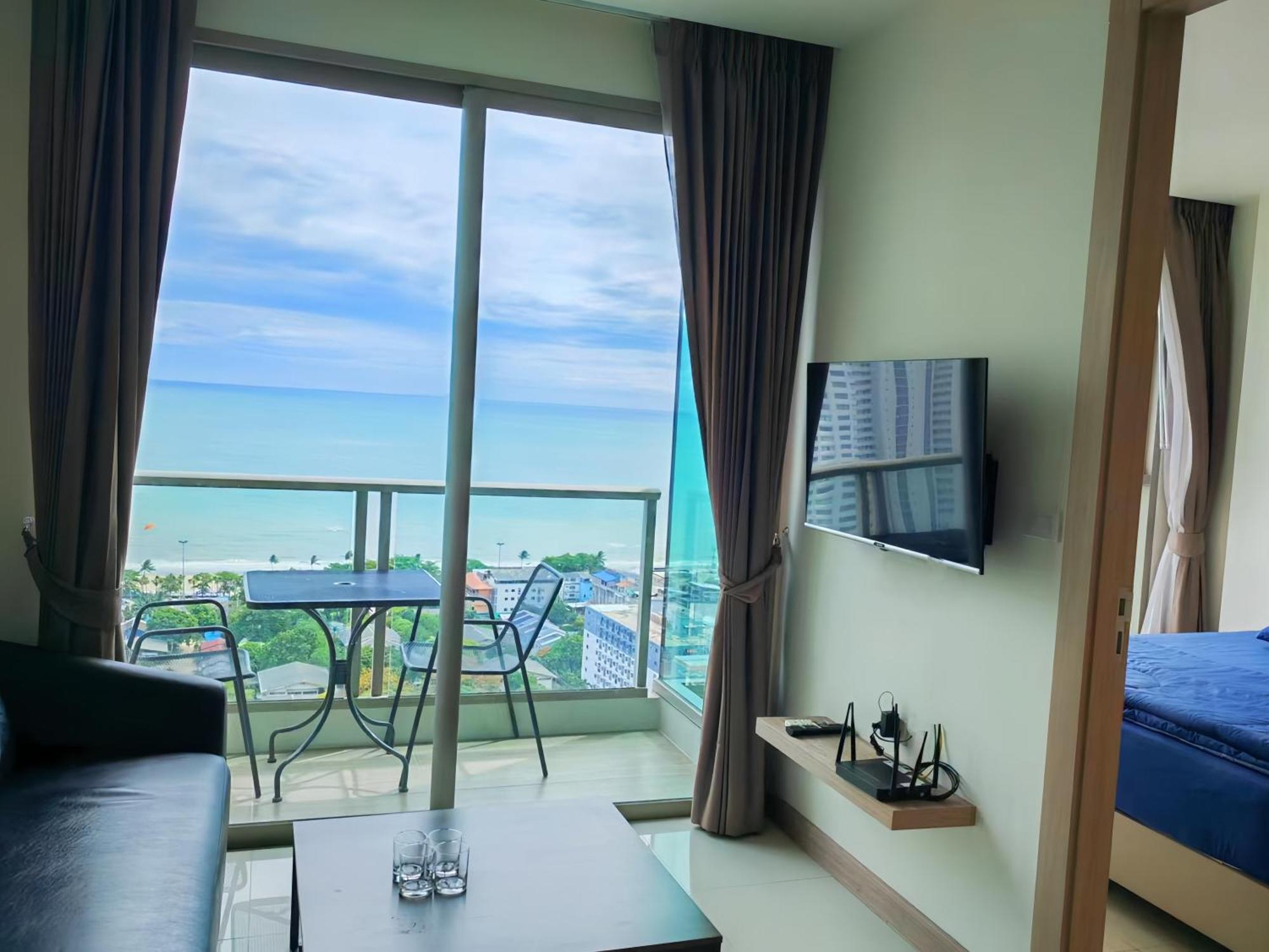 芭提雅高层海景奢华公寓the Riviera Jomtien生香家直达海滩2704 Buitenkant foto